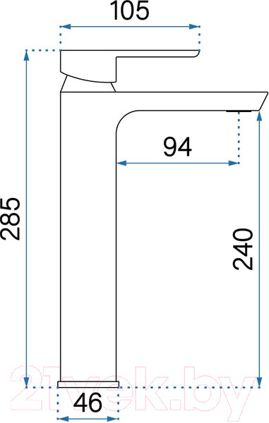 Изображение товара Смеситель REA B6211 (черный матовый)