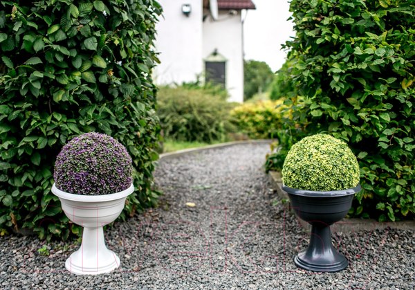 Изображение товара Ваза садовая Gardenplast Тюльпан / 84000 (белый)