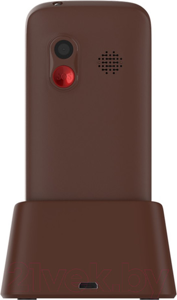 Изображение товара Мобильный телефон Maxvi B100ds (коричневый+ЗУ)
