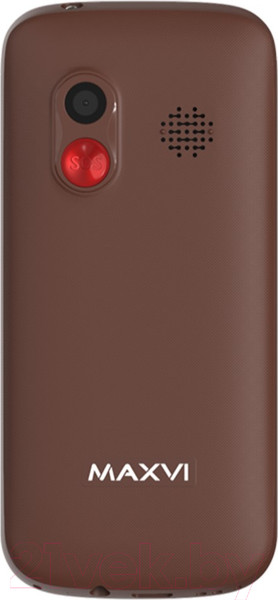 Изображение товара Мобильный телефон Maxvi B100ds (коричневый+ЗУ)