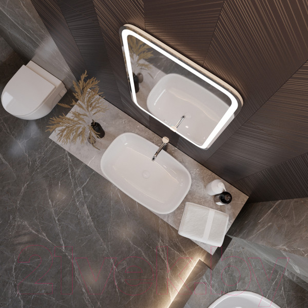 Изображение товара Зеркало Mixline Мальта-3 548625 (с подсветкой)