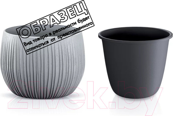 Изображение товара Кашпо Prosperplast Flower Pot / DKB150-B411 (черный)