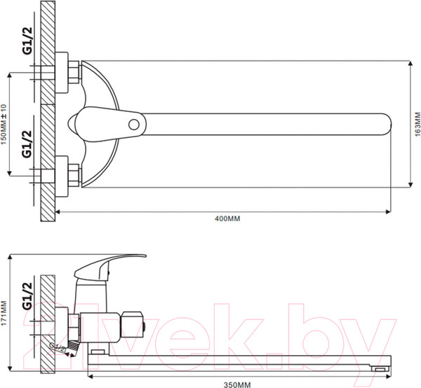 Изображение товара Смеситель Ekko E22021
