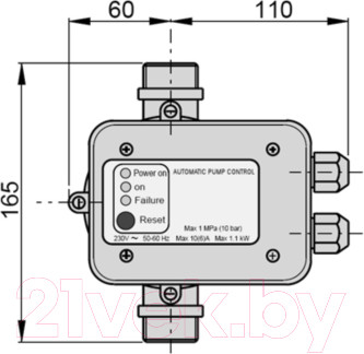 Изображение товара Реле давления Pumpman TPC-10B