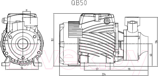 Изображение товара Поверхностный насос Pumpman QB50