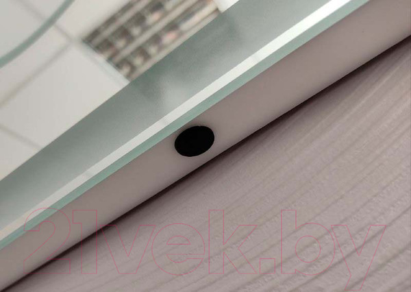 Изображение товара Зеркало Пекам Marta 2 80x120 / marta2-80x120dpcl (с подсветкой, сенсором на взмах руки, подогревом и часами)