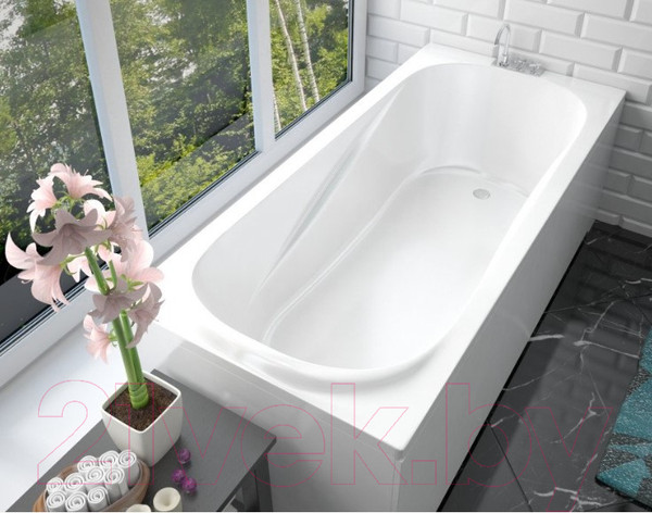 Изображение товара Ванна из искусственного мрамора Эстет Альфа 170А 170x70 / ФР-00006565