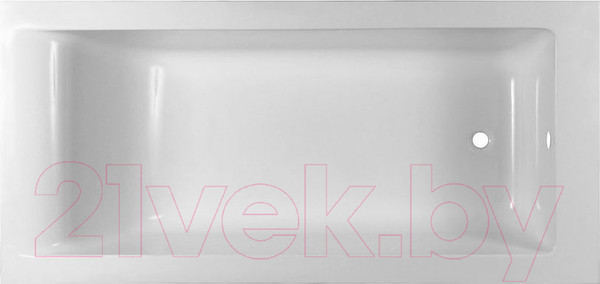 Изображение товара Ванна из искусственного мрамора Эстет Дельта 170x75 В / ФР-00001681