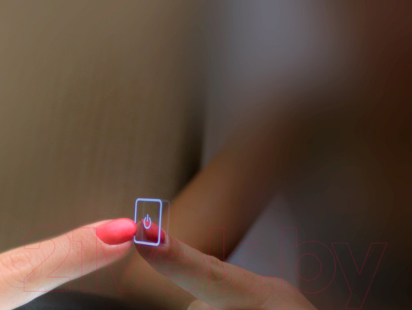 Изображение товара Зеркало Пекам Vesta Fly 60x80 / VestaFly-60x80scl (с подсветкой, сенсором на прикосновение и часами)