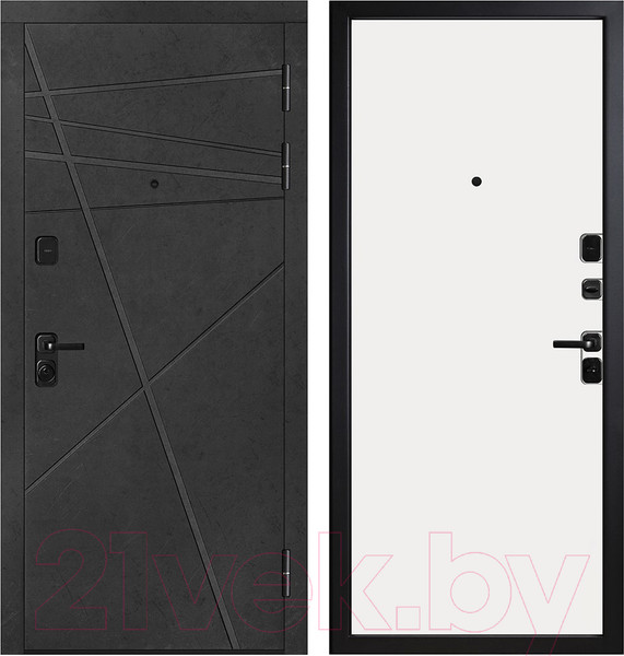 Изображение товара Входная дверь Металюкс М84 (96x205, правая)