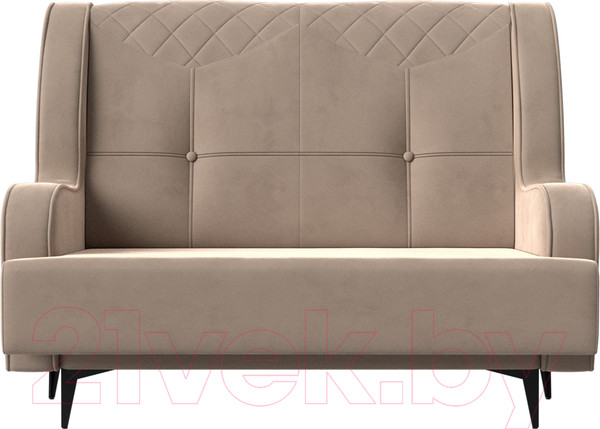 Изображение товара Диван Лига Диванов Неаполь 2-х местный (велюр бежевый)