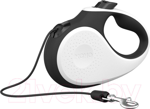 Изображение товара Поводок-рулетка XCHO Трос 5м (M, белый/черный)