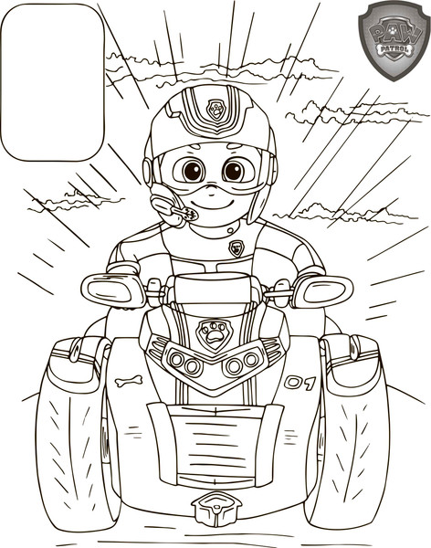 Изображение товара Раскраска ЮниПресс Щенячий патруль с наклейками / 625024