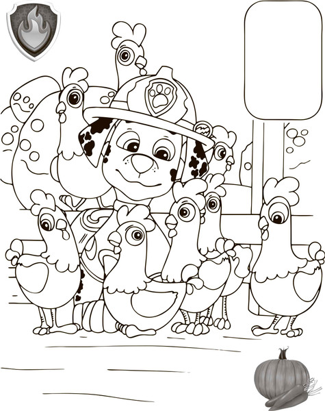 Изображение товара Раскраска ЮниПресс Щенячий патруль с наклейками / 625024