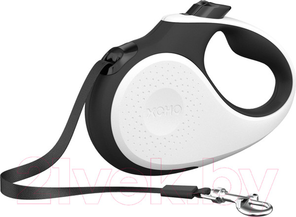 Изображение товара Поводок-рулетка XCHO Лента 3м (XS, белый/черный)