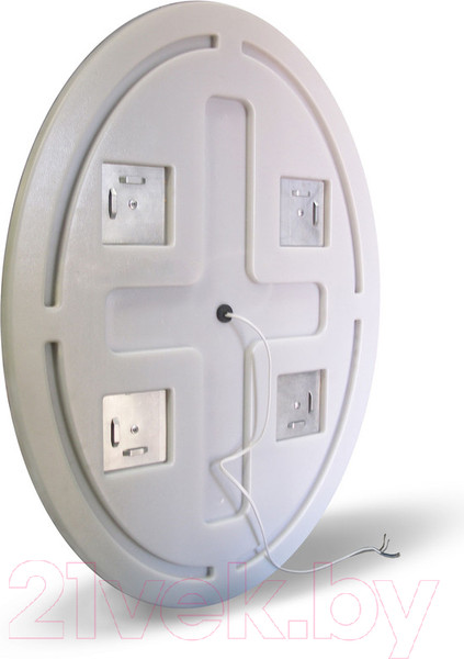 Изображение товара Зеркало Пекам Vesta Fly 90x75 / VestaFly-90x75spcl (с подсветкой, с двойным сенсором на прикосновение, подогревом и часам)