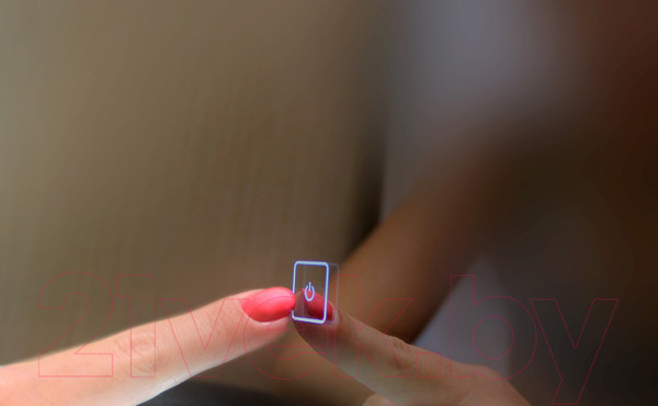 Изображение товара Зеркало Пекам Vesta Fly 80x60 / VestaFly-80x60scl (с подсветкой, сенсором на прикосновение и часами)