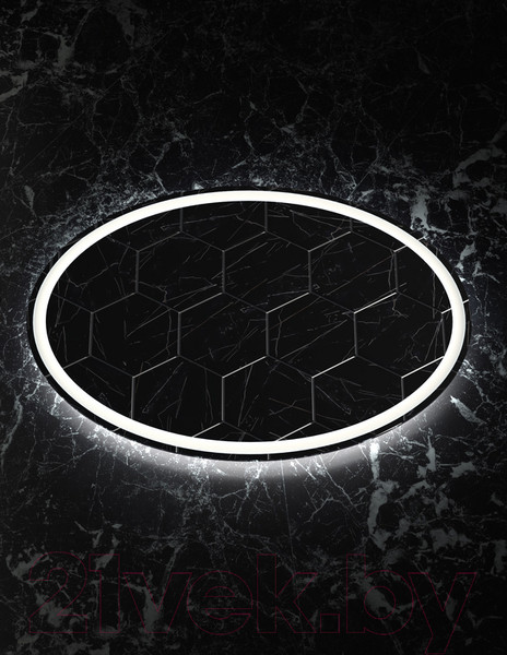 Изображение товара Зеркало Пекам Vesta 1 90x75 / Vesta1-90x75dp (с подсветкой, сенсором на взмах руки и подогревом)