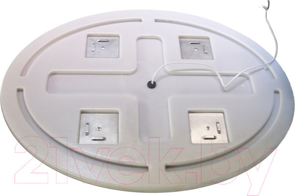 Изображение товара Зеркало Пекам Vesta 1 90x75 / Vesta1-90x75dpcl (с подсветкой, сенсором на взмах руки, часами и подогревом)
