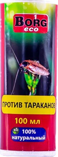 Изображение товара Порошок от насекомых Borg Eco против тараканов (100мл)