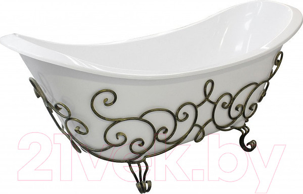 Изображение товара Ванна из искусственного мрамора Эстет Скарлет 180x77 / ФР-00001245