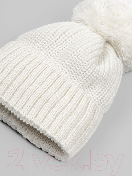 Изображение товара Шапочка для малышей Amarobaby Pure Love Muffin / AB-OD22-PLM16/33-38 (молочный, р.38-40)