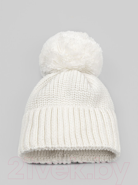 Изображение товара Шапочка для малышей Amarobaby Pure Love Muffin / AB-OD22-PLM16/33-42 (молочный, р.42-44)