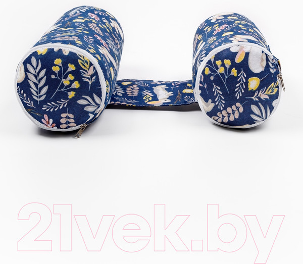 Изображение товара Подушка-позиционер Amarobaby Nature Anatomy Зайчики / AMARO-40NA-Zsi