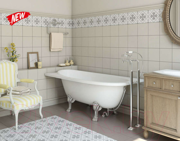 Изображение товара Ванна из искусственного мрамора Эстет Венеция 170x80 L / ФР-00001848