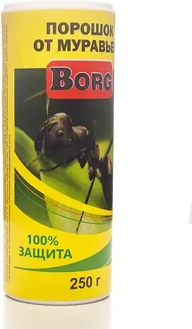 Изображение товара Порошок от насекомых Borg Против муравьев (250г)