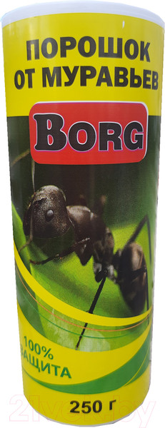 Изображение товара Порошок от насекомых Borg Против муравьев (250г)