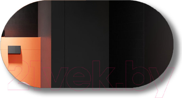 Изображение товара Зеркало Пекам Iva Fly 102.5x52.5 / IvaFly-102.5x52.5 (с подсветкой, механической клавишей включения)