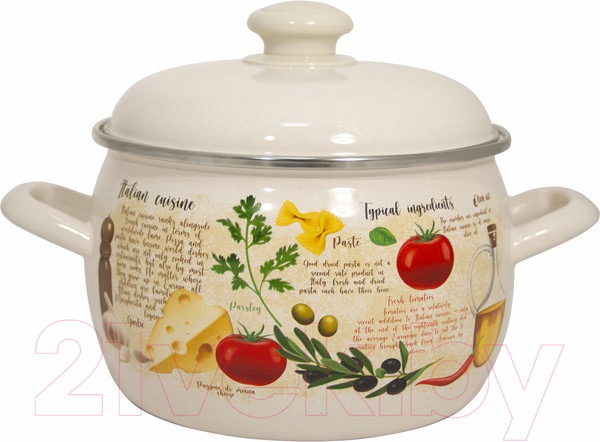 Изображение товара Кастрюля Лысьвенские эмали Капрезе 4216АП2/4