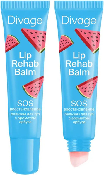 Изображение товара Бальзам для губ Divage Lip Rehab Balm С ароматом арбуза