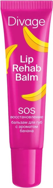 Изображение товара Бальзам для губ Divage Lip Rehab Balm с ароматом банана