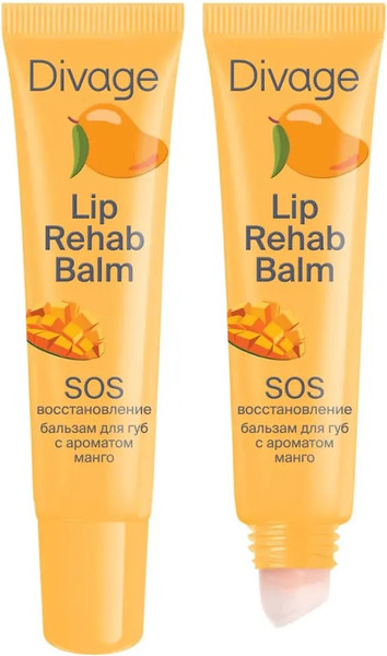Изображение товара Бальзам для губ Divage Lip Rehab Balm С ароматом манго