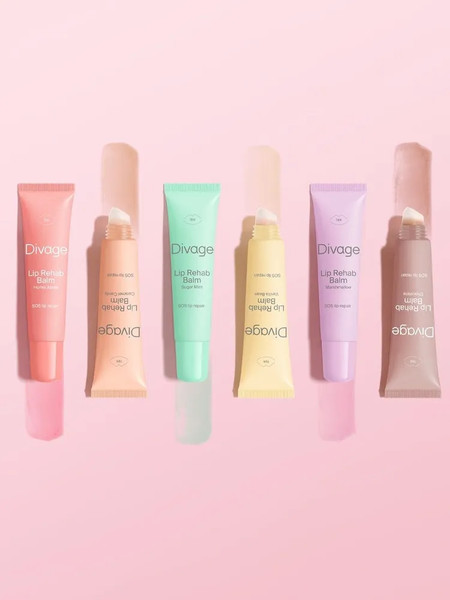 Изображение товара Бальзам для губ Divage Lip Rehab Balm Sos Lip Repair с ароматом карамели