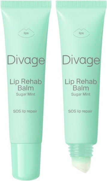 Изображение товара Бальзам для губ Divage Lip Rehab Balm Sos Lip Repair с ароматом сладкой мяты
