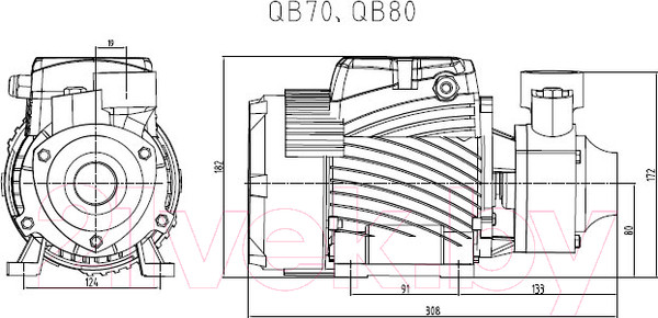 Изображение товара Поверхностный насос Pumpman QB70