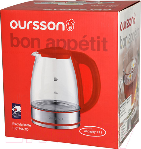Изображение товара Электрочайник Oursson EK1744GD/IV
