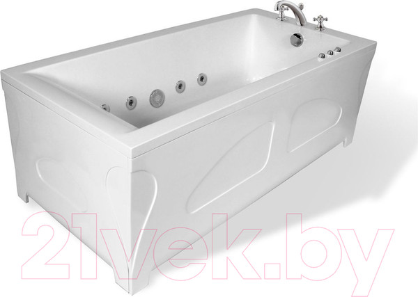 Изображение товара Экран для ванны Эстет Дельта Камелия 180 / ФР-00004726 (фронтальный)