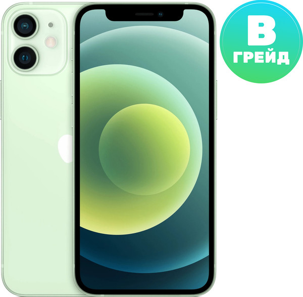 Изображение товара Смартфон восстановленный Apple iPhone 12 64GB Flip Грейд B (зеленый)