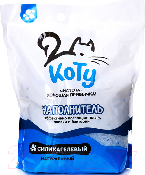Изображение товара Наполнитель для туалета Коту Силикагелевый (4л/1.5кг)