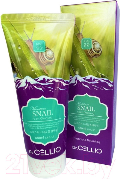 Изображение товара Пенка для умывания Dr. Cellio G70 Moisture Snail Foam Cleansing (100мл)