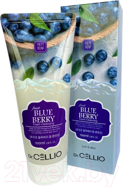 Изображение товара Пенка для умывания Dr. Cellio G70 Fruit Blueberry Foam Cleansing (100мл)