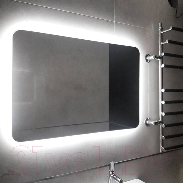 Изображение товара Зеркало Пекам Marta Fly 90x60 / MartaFly-90x60d (с подсветкой, с сенсором на взмах руки)