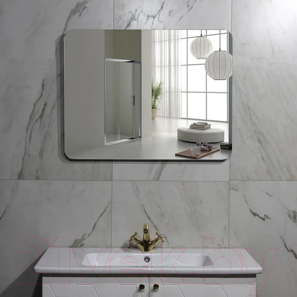 Изображение товара Зеркало Пекам Marta Fly 90x60 / MartaFly-90x60dp (с подсветкой, с сенсором на взмах руки и подогревом)