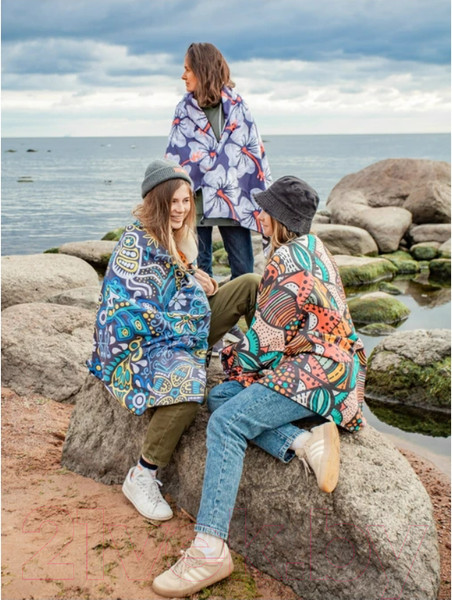 Изображение товара Полотенце RoadLike Beach / 345898 (синий)