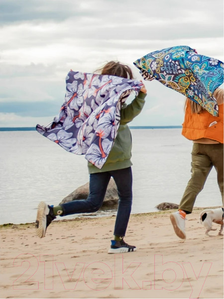 Изображение товара Полотенце RoadLike Beach / 345898 (синий)