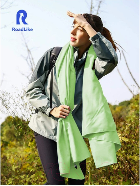 Изображение товара Полотенце RoadLike Camp спортивное охлаждающее / 327261 (зеленый)